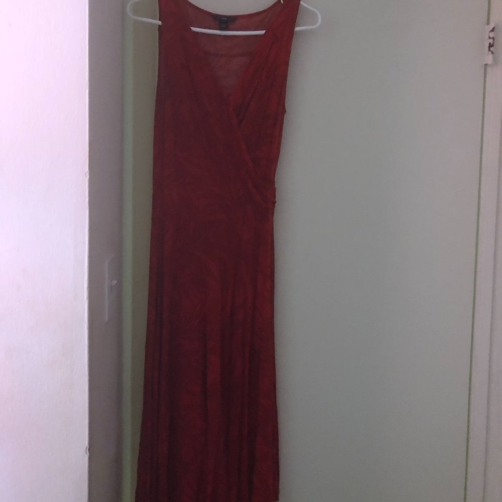 red dress